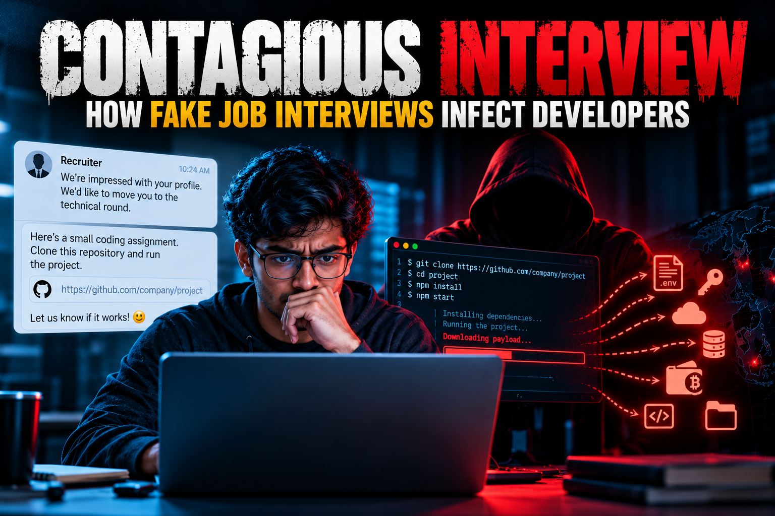 CONTAGIOUS INTERVIEW (WATERPLUM): HOW FAKE JOB INTERVIEWS INFECT DEVELOPERS