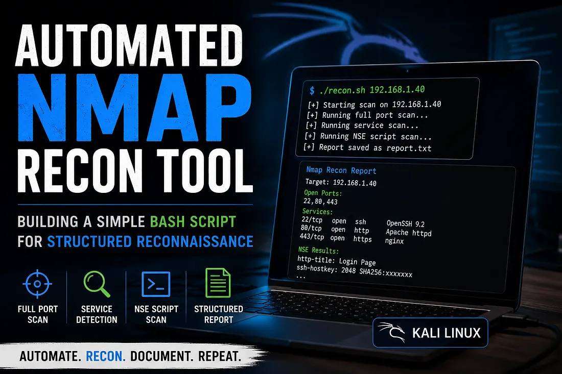 Building an Automated Nmap Recon Tool in Kali Linux Using Bash